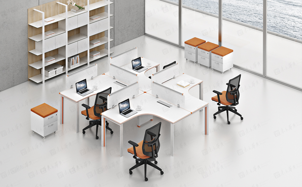 系统办公安博网页版|Bon|办公安博网页版|Bon波恩|时尚简约现代设计职员桌，办公桌，工作台 BON-F4B