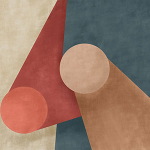 双子星-原创定制壁画 CG-NDC5120