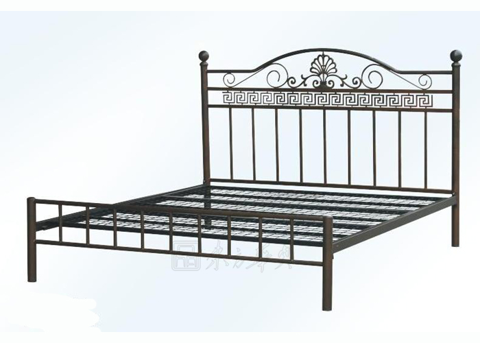 学校安博网页版|学生公寓床|办公安博网页版|铁艺床|铁艺双人床，铁架床， CG-A16