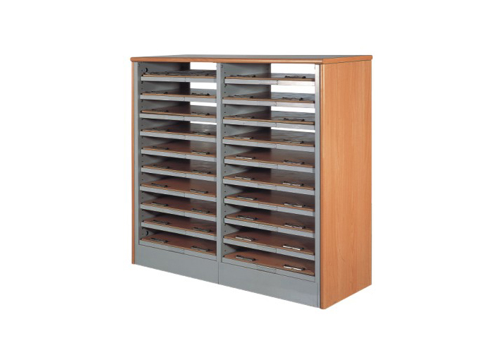 图书馆安博网页版|报纸架|办公安博网页版|十层报纸平放柜 CG-BG-10