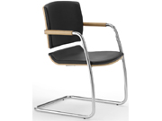 真皮会议椅CG-B1_办公安博网页版_现代真皮会议椅_办公椅