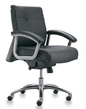 办公椅|现代真皮中班椅|办公安博网页版|现代真皮中班椅 CG-D-763A-Z