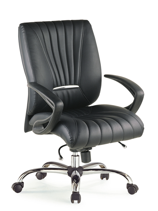 办公椅|现代真皮中班椅|办公安博网页版|现代真皮中班椅 CG-EF0323H-Z