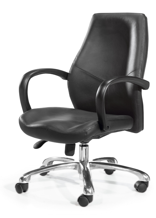 办公椅|现代真皮中班椅|办公安博网页版|现代真皮中班椅 CG-EF0338ML-Z