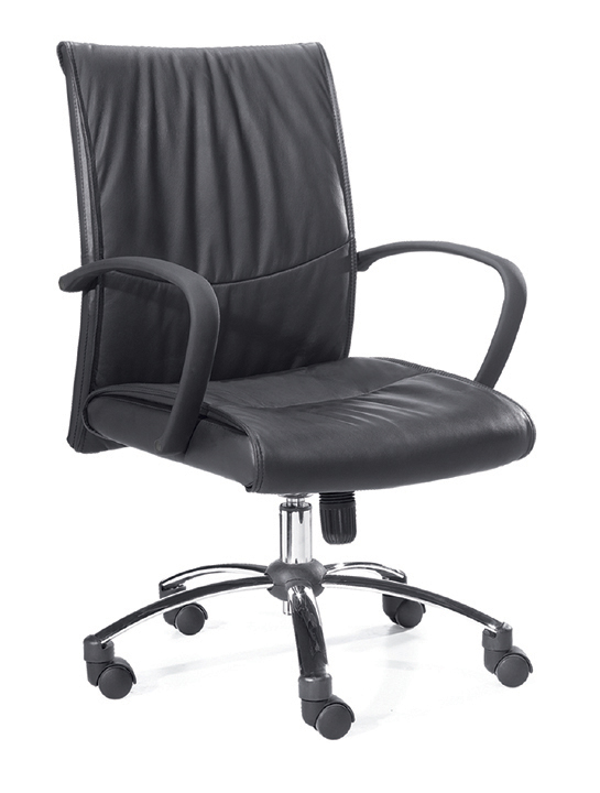 办公椅|现代真皮中班椅|办公安博网页版|现代真皮中班椅 CG-EF0350HL-Z