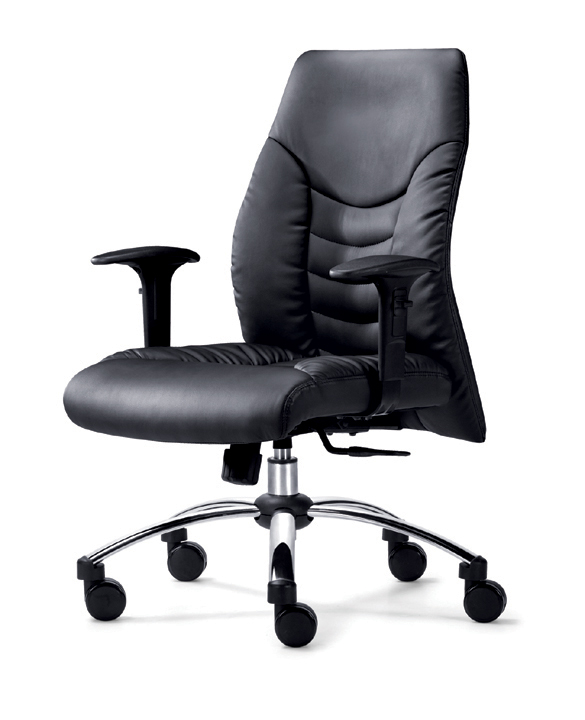 办公椅|现代真皮中班椅|办公安博网页版|现代真皮中班椅 CG-EF0363MAL-Z