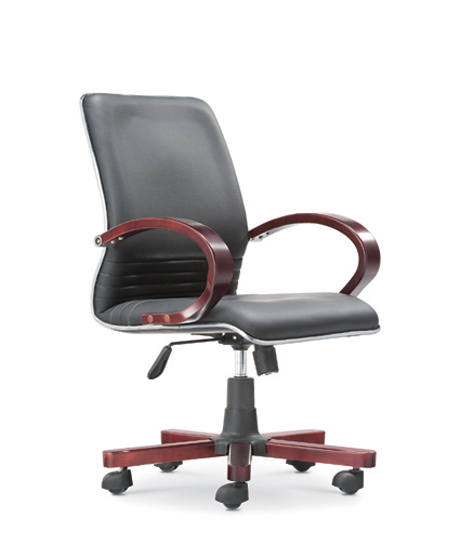 办公椅|传统真皮中班椅|办公安博网页版|真皮中班椅|经典中班椅|经理椅|中背椅|主管椅|会议椅|办公转椅 CG-JDZBY-07