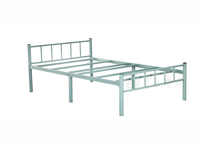 学校安博网页版|学生公寓床|办公安博网页版|钢制单人床|单人床，铁床，公寓床 CG-JZ-1