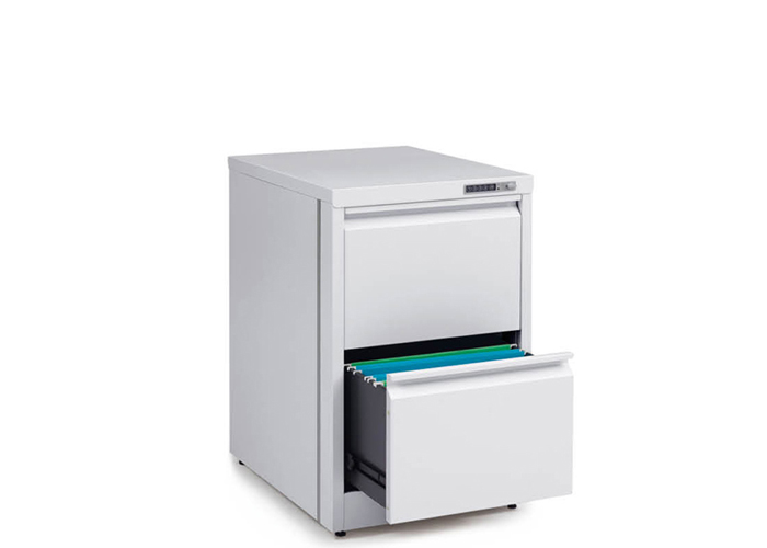 钢制安博网页版|抽屉柜、卡箱|办公安博网页版|竖向两抽柜|文件柜|密码文件柜 CG-KP-L-2B-G