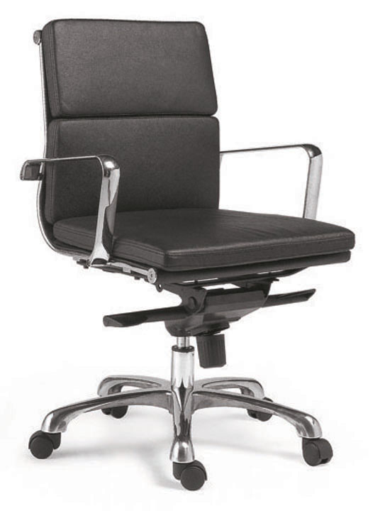 办公椅|现代真皮中班椅|办公安博网页版|现代真皮中班椅 CG-LX1233-Z