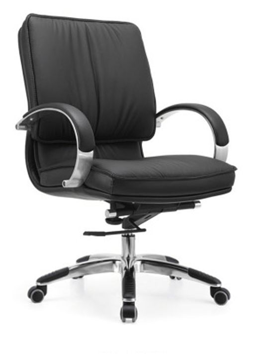 办公椅|现代真皮中班椅|办公安博网页版|现代真皮中班椅 CG-QG-011B-Z