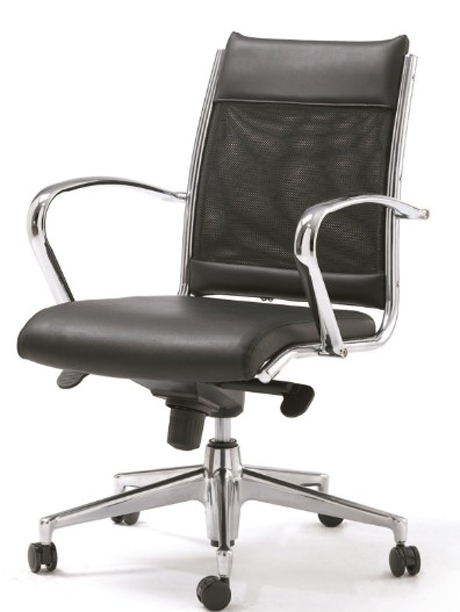 办公椅|现代真皮中班椅|办公安博网页版|真皮中班椅|时尚中班椅|中背椅|主管椅|经理椅 CG-SSZBY-02