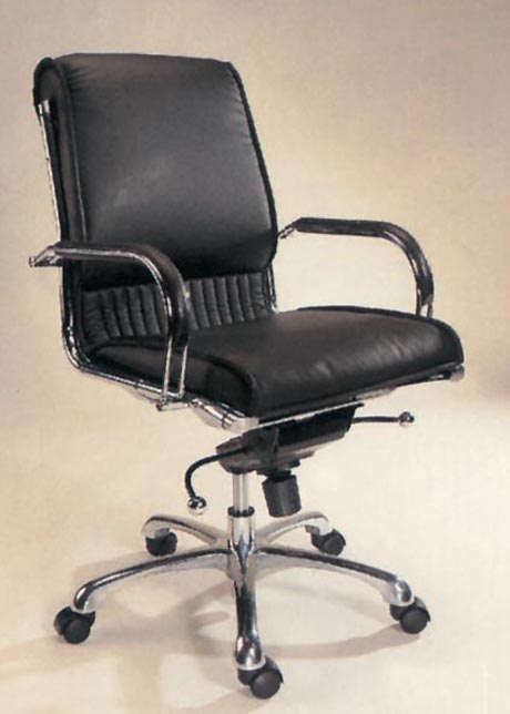 办公椅|现代真皮中班椅|办公安博网页版|真皮中班椅|时尚中班椅|中背椅|主管椅|经理椅 CG-SSZBY-09