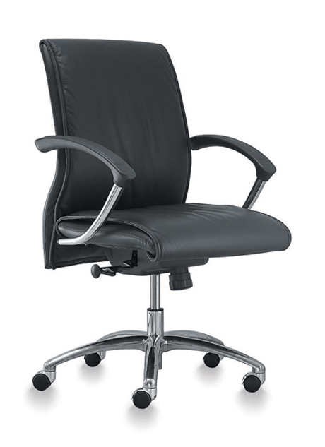 办公椅|现代真皮中班椅|办公安博网页版|真皮中班椅|时尚中班椅|中背椅|主管椅|经理椅 CG-SSZBY-15