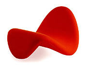 Pierre Paulin舌头休闲椅CG-Tongue-chair_办公安博网页版_布面休闲椅_现代经典休闲椅