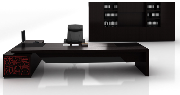 办公台|精品配套系列|办公安博网页版|华韵配套系列大班台 CG-VI01