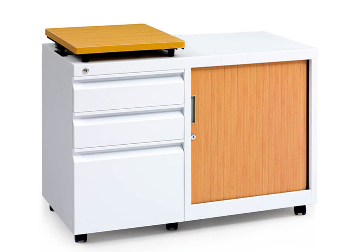 钢制安博网页版|钢制活动柜|办公安博网页版|卷门三抽地柜|卷门柜|文件柜 CG-XL-114A-S