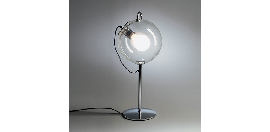 现代经典灯饰|台灯|办公安博网页版|Micons Tavolo 清光圆球 现代玻璃台灯 CGT79114