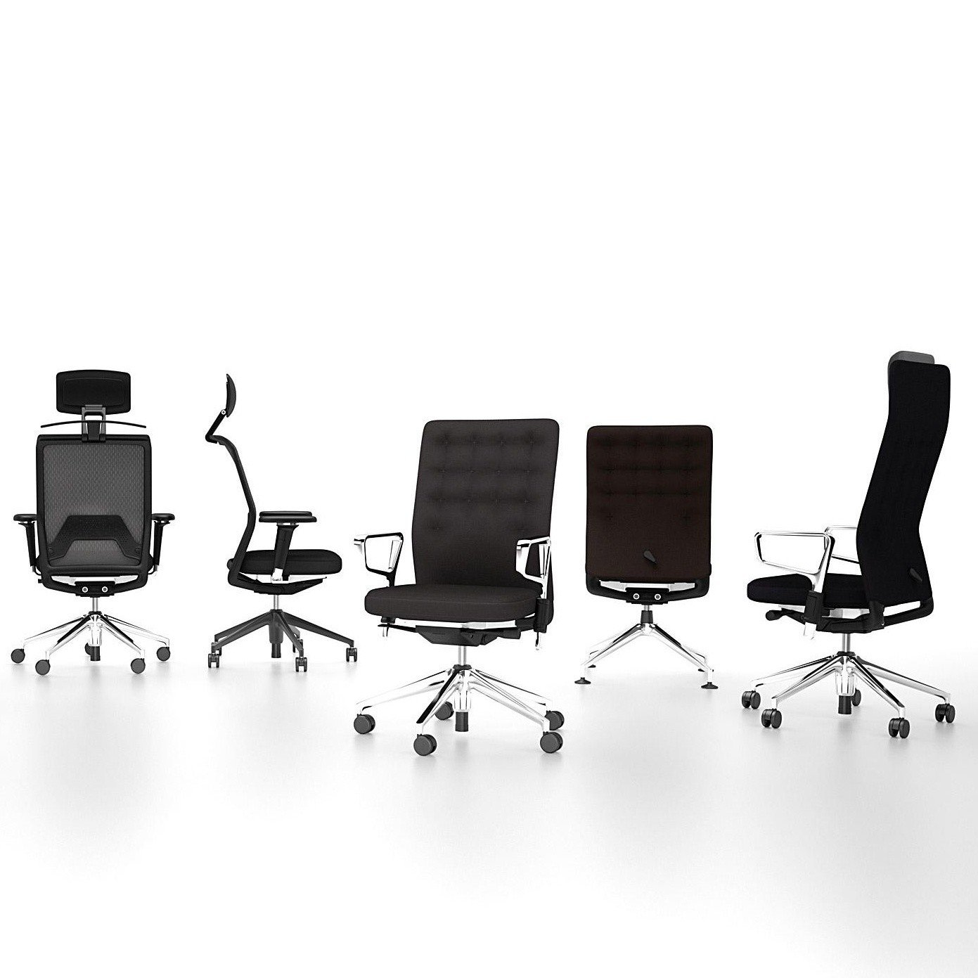 办公椅|现代真皮中班椅|办公安博网页版|安博anbo（中国）安博网页版|ID Mesh 大班椅/职员椅