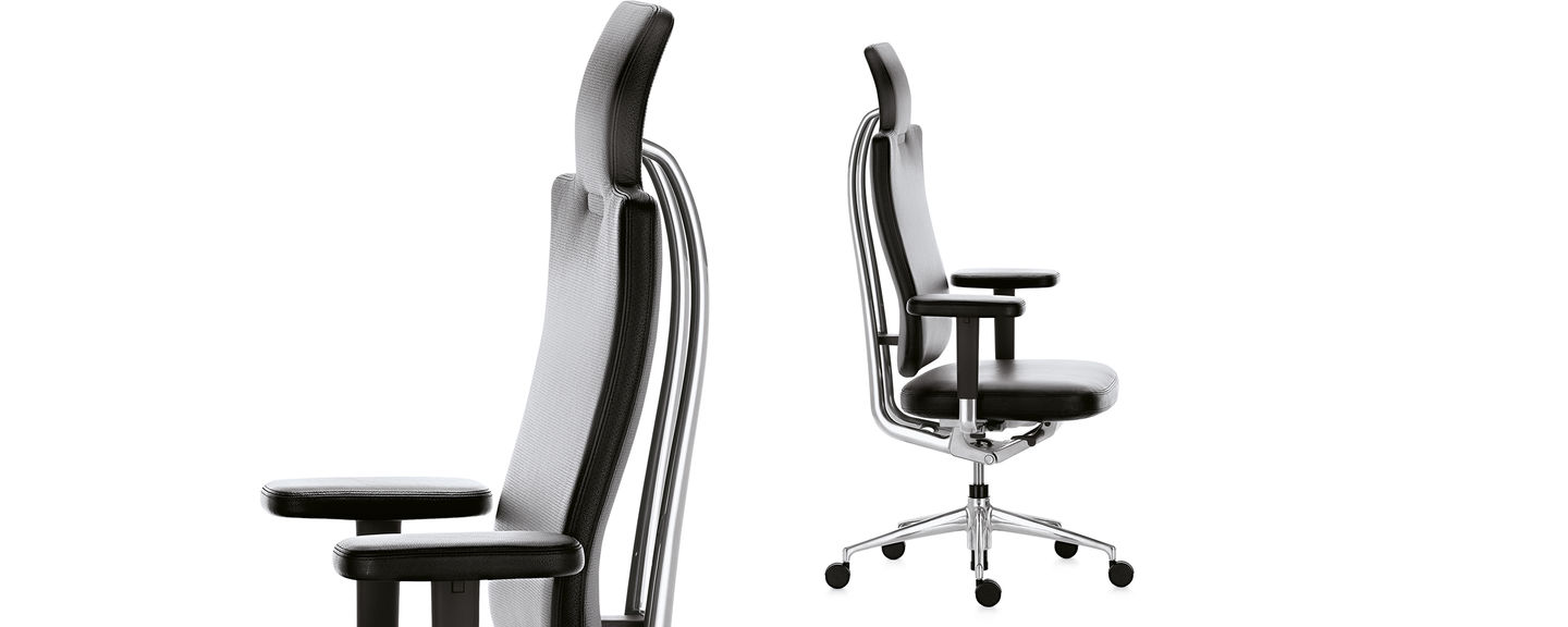 办公椅|现代真皮中班椅|办公安博网页版|安博anbo（中国）安博网页版|HeadLine 大班椅