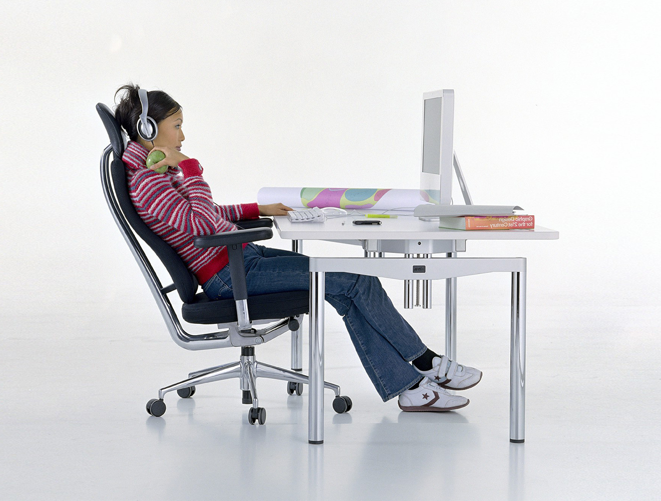 办公椅|现代真皮中班椅|办公安博网页版|安博anbo（中国）安博网页版|HeadLine 大班椅