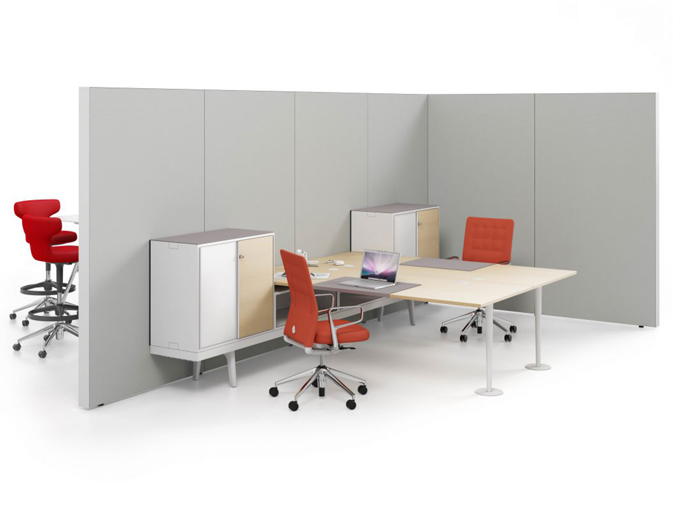 办公屏风|办公屏风系统|办公安博网页版|安博anbo（中国）安博网页版|Level 34 多功能台柜组合