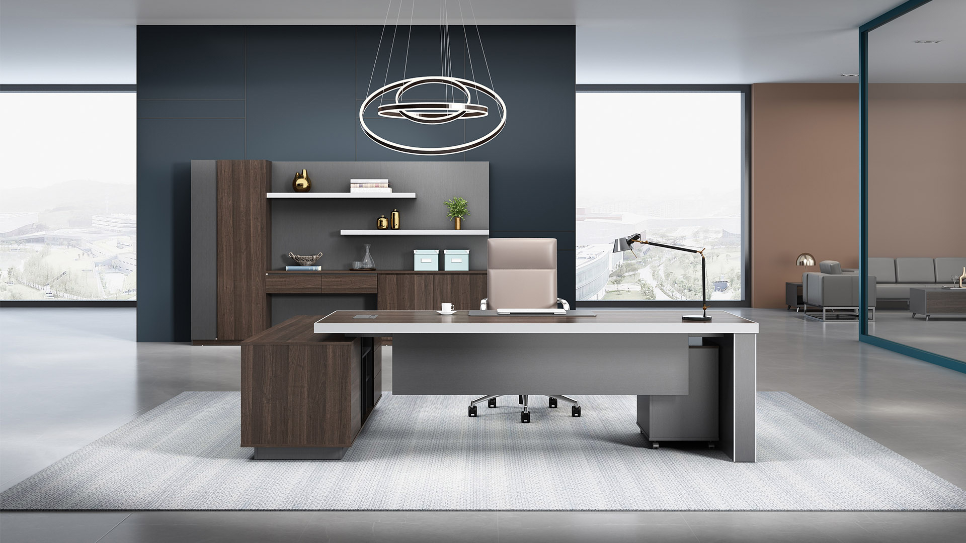 办公台|时尚大班台|办公安博网页版|安博anbo（中国）安博网页版|大班台/配套系列