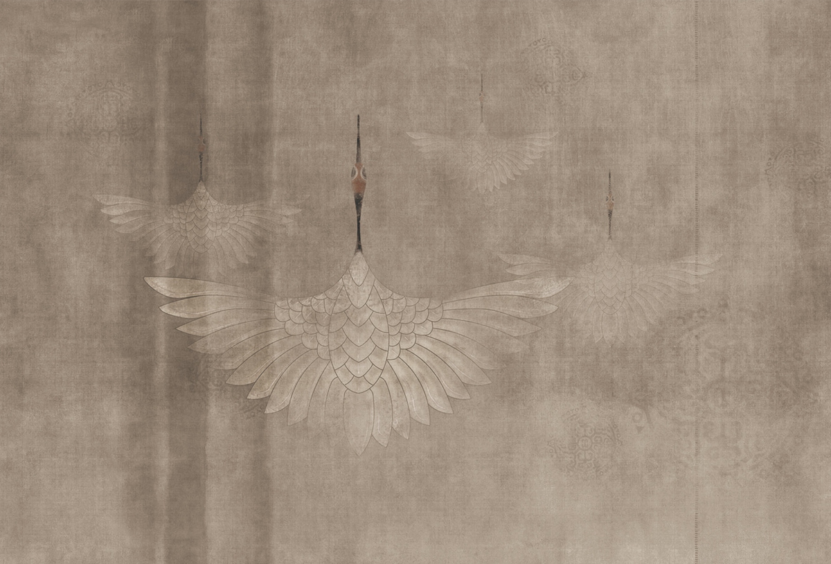 [创意安博网页版 - 附件|装饰画/墙饰|办公安博网页版|安博anbo（中国）安博网页版|鹤舞-原创定制壁画]