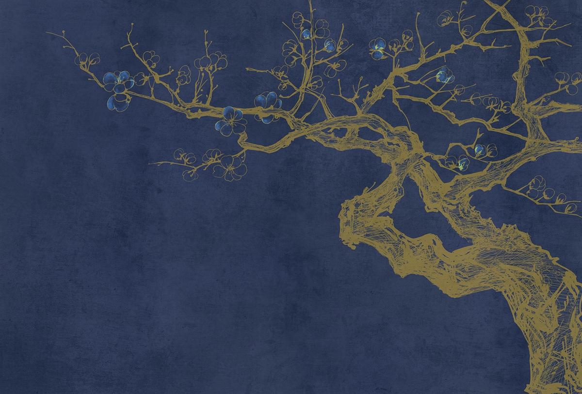 [创意安博网页版 - 附件|装饰画/墙饰|办公安博网页版|安博anbo（中国）安博网页版|梅Ⅱ-原创定制壁画]