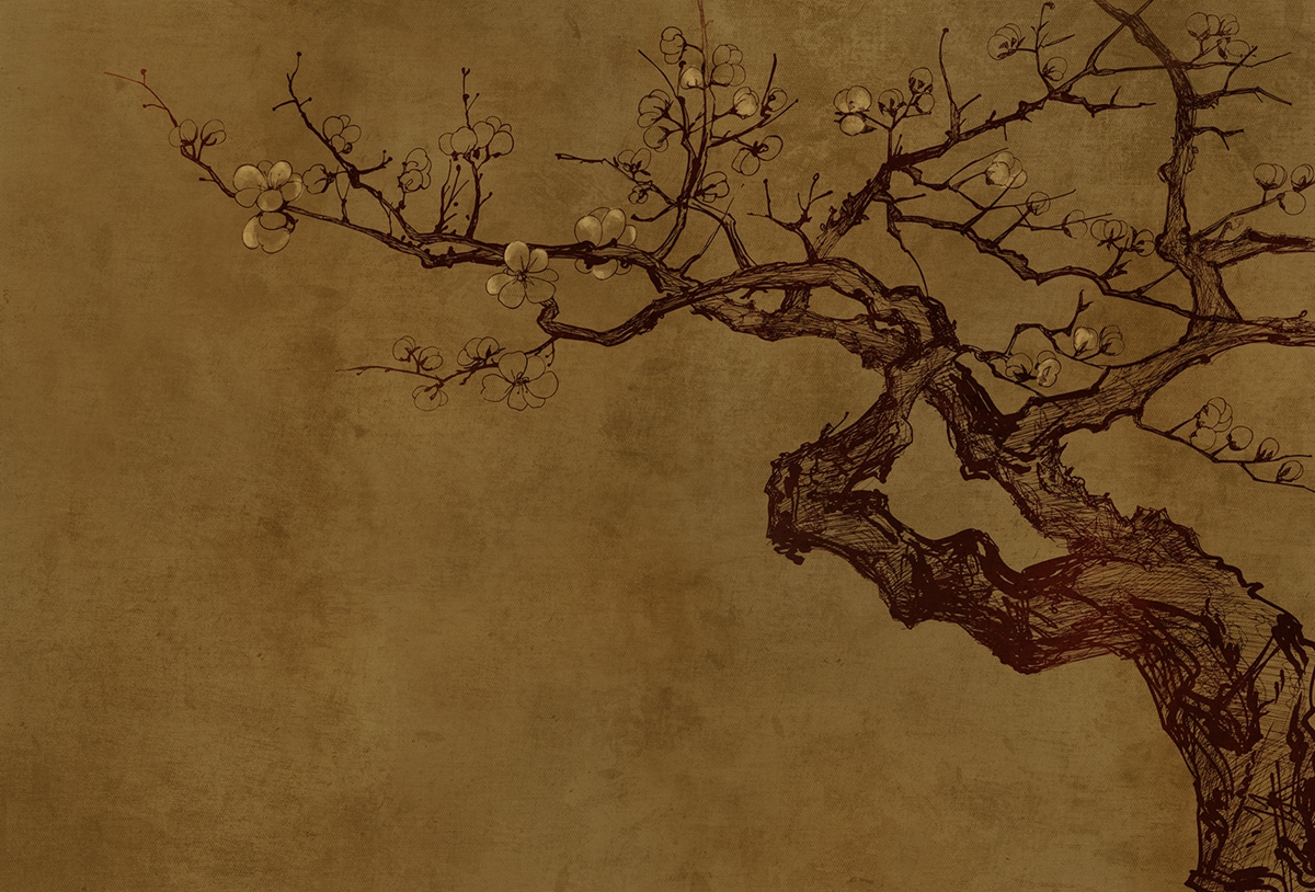 创意安博网页版 - 附件|装饰画/墙饰|办公安博网页版|安博anbo（中国）安博网页版|梅Ⅱ-原创定制壁画