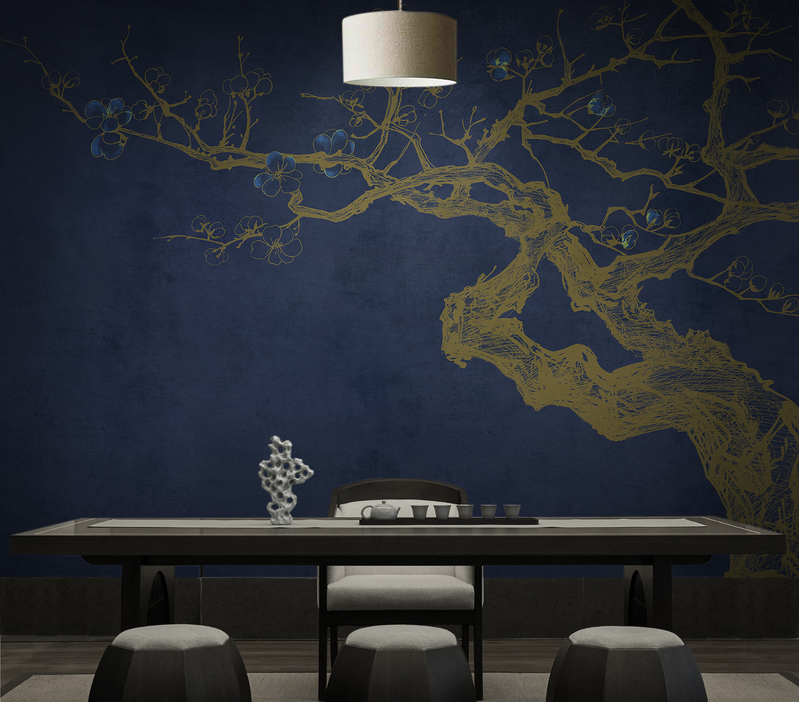 创意安博网页版 - 附件|装饰画/墙饰|办公安博网页版|安博anbo（中国）安博网页版|梅Ⅱ-原创定制壁画