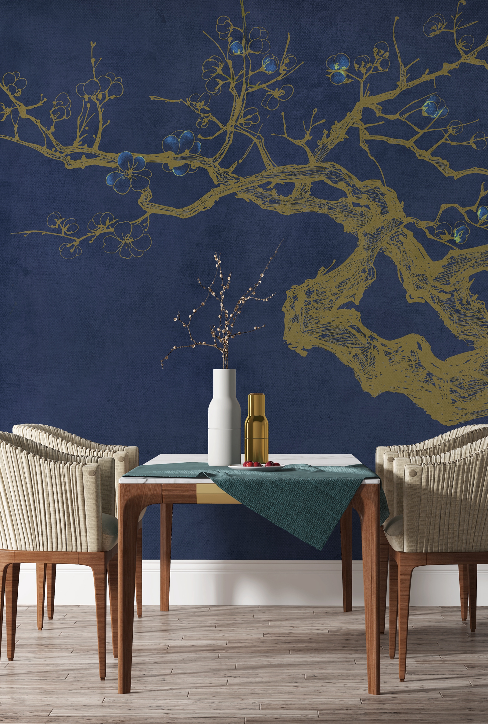 创意安博网页版 - 附件|装饰画/墙饰|办公安博网页版|安博anbo（中国）安博网页版|梅Ⅱ-原创定制壁画