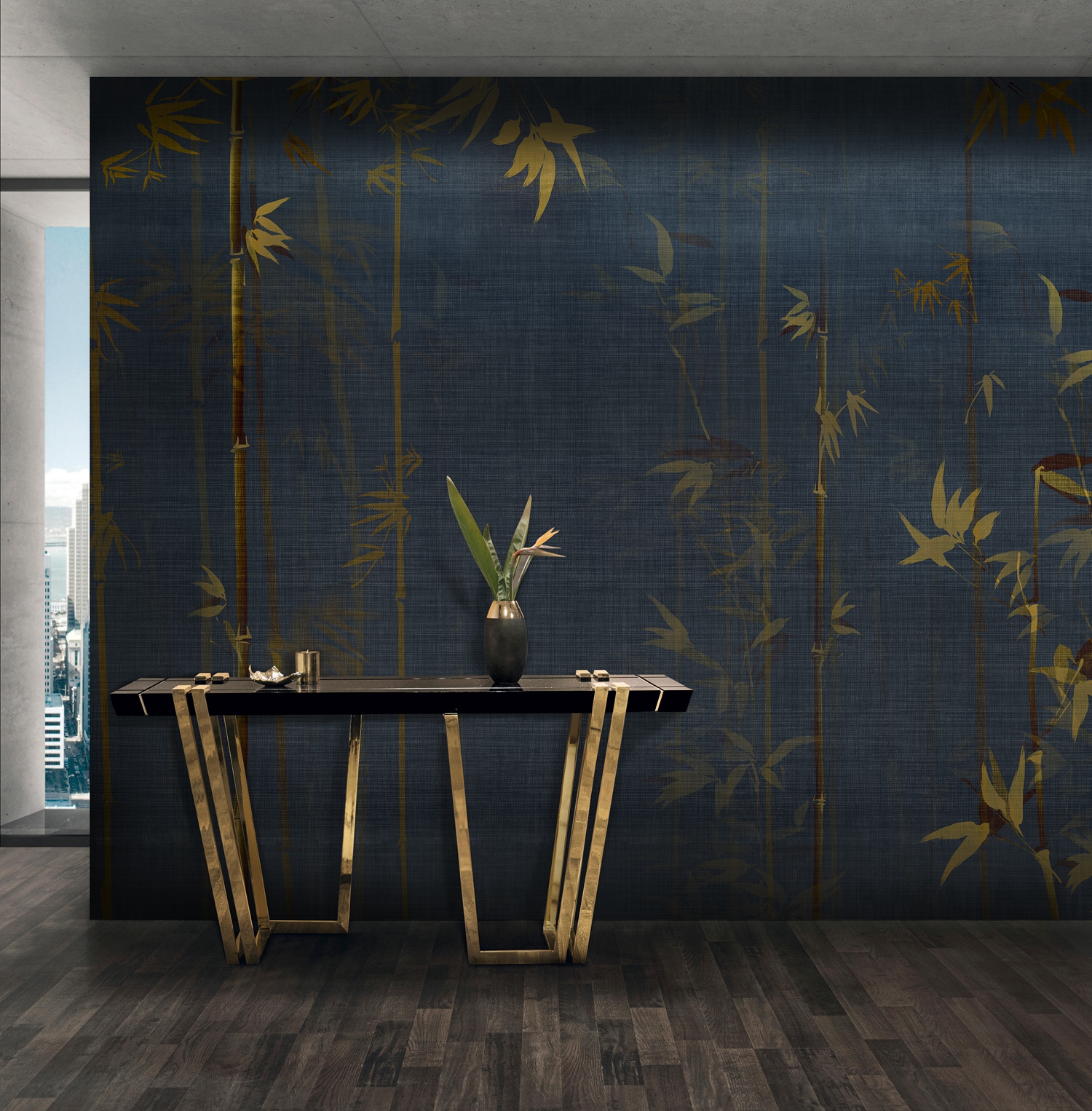 创意安博网页版 - 附件|装饰画/墙饰|办公安博网页版|安博anbo（中国）安博网页版|竹林-原创定制壁画