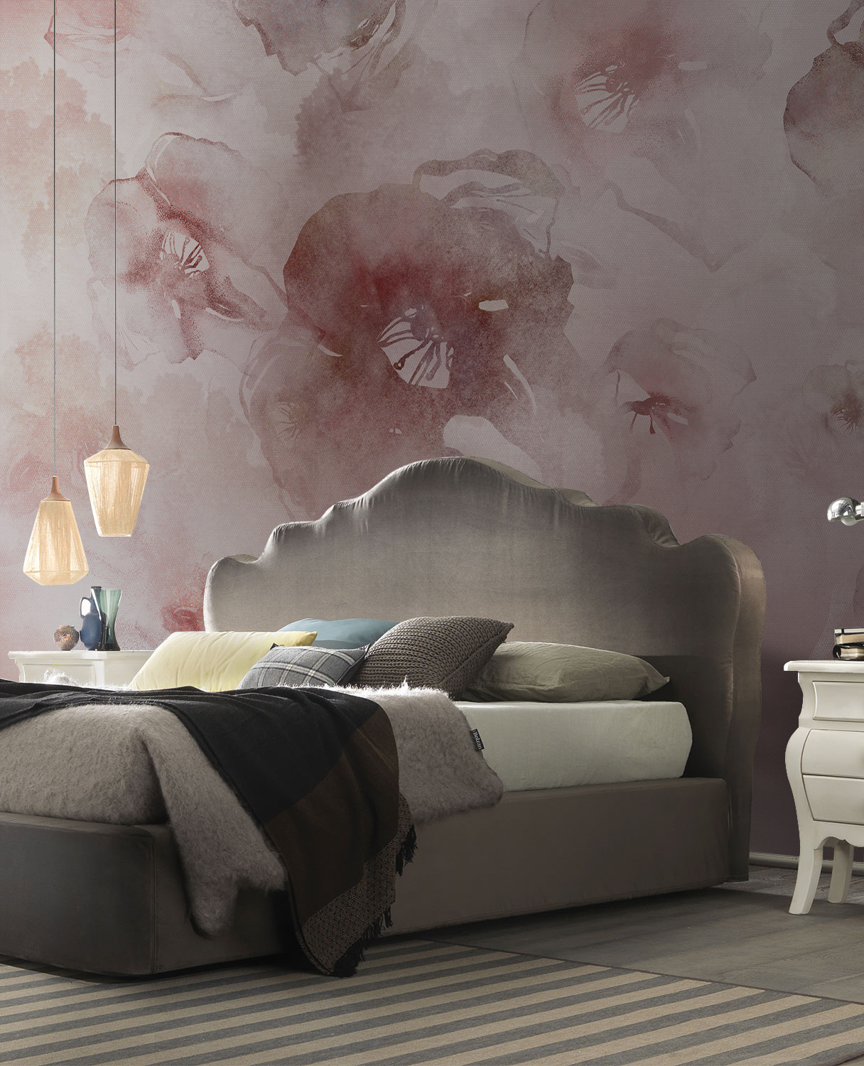 创意安博网页版 - 附件|装饰画/墙饰|办公安博网页版|安博anbo（中国）安博网页版|油桐花-原创定制壁画