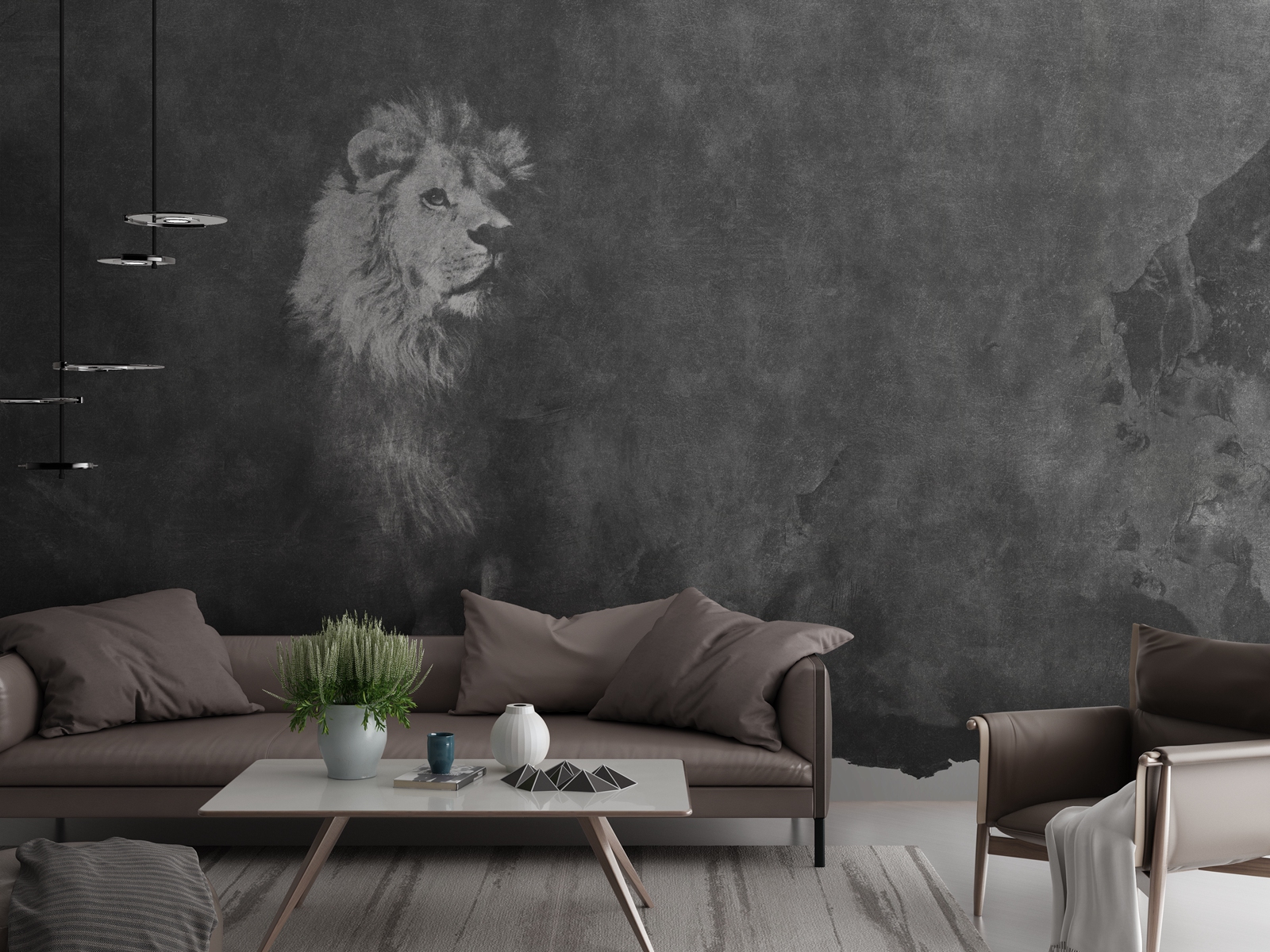 创意安博网页版 - 附件|装饰画/墙饰|办公安博网页版|安博anbo（中国）安博网页版|狮子-原创定制壁画