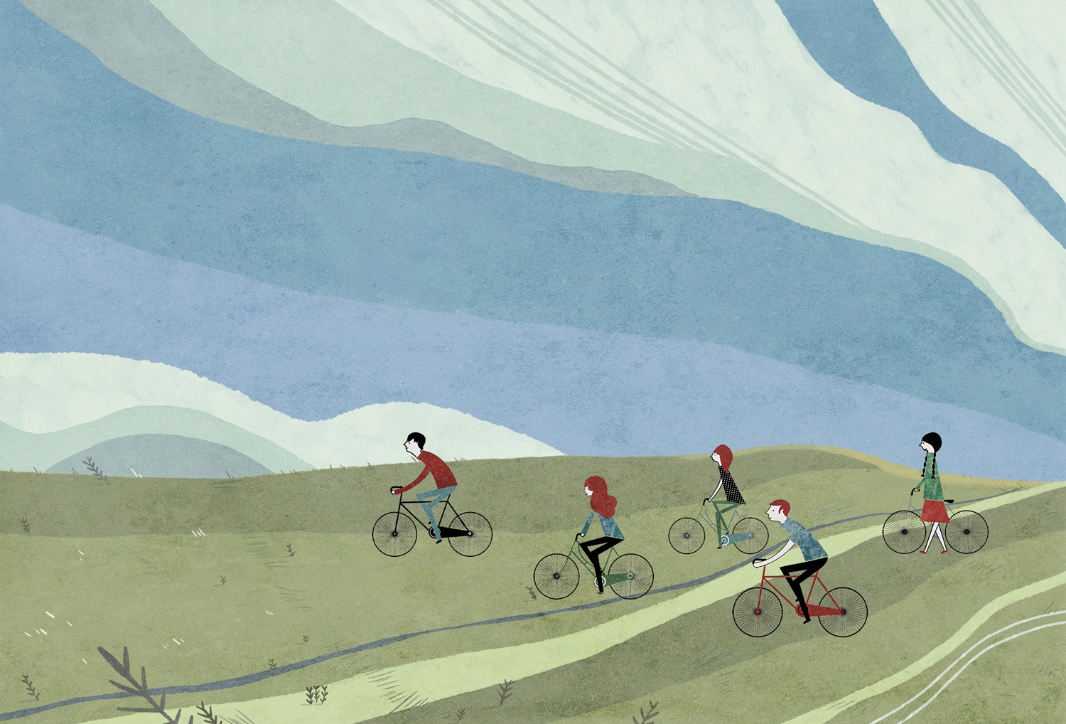 [创意安博网页版 - 附件|装饰画/墙饰|办公安博网页版|安博anbo（中国）安博网页版|秋游-原创定制壁画]