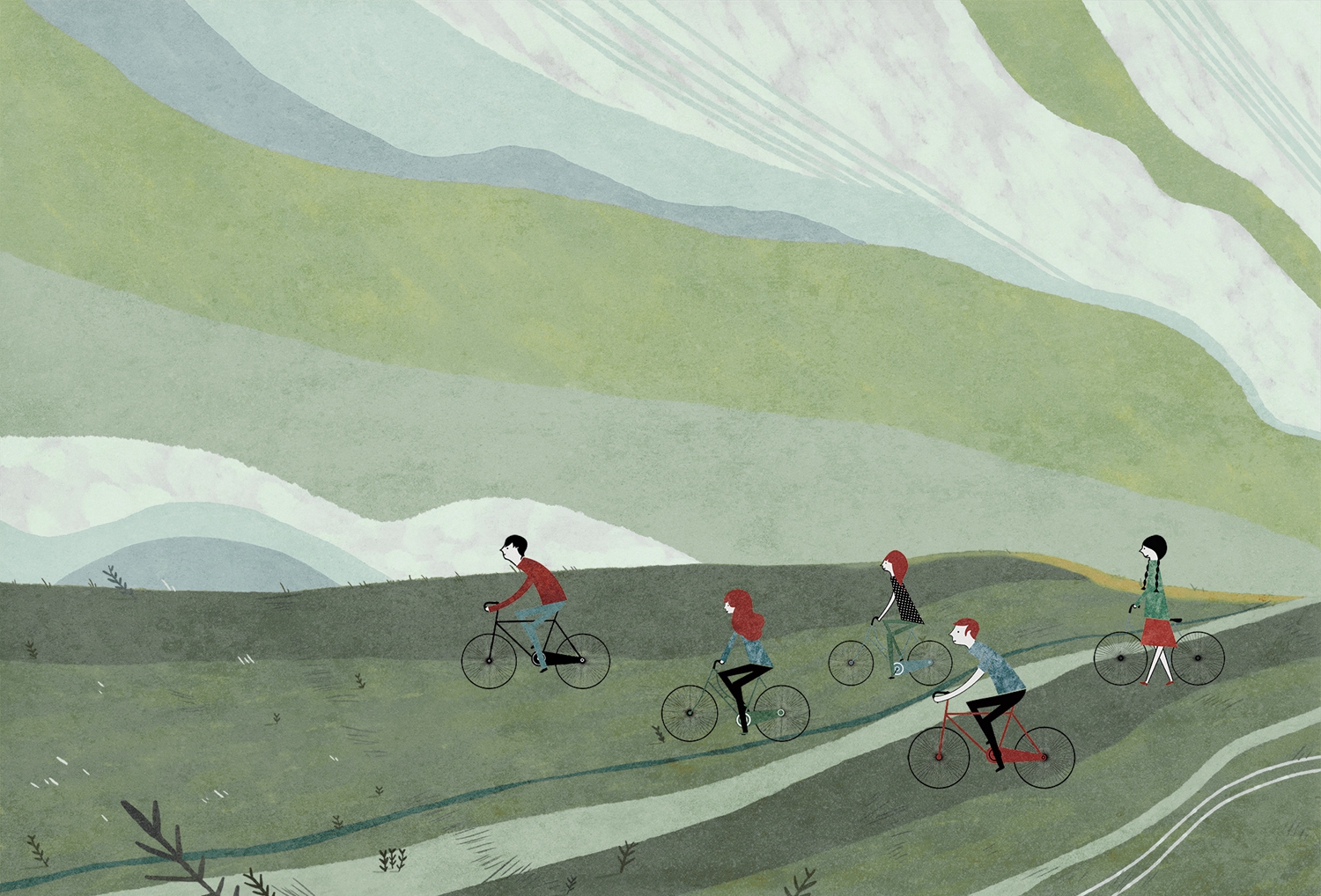 创意安博网页版 - 附件|装饰画/墙饰|办公安博网页版|安博anbo（中国）安博网页版|秋游-原创定制壁画