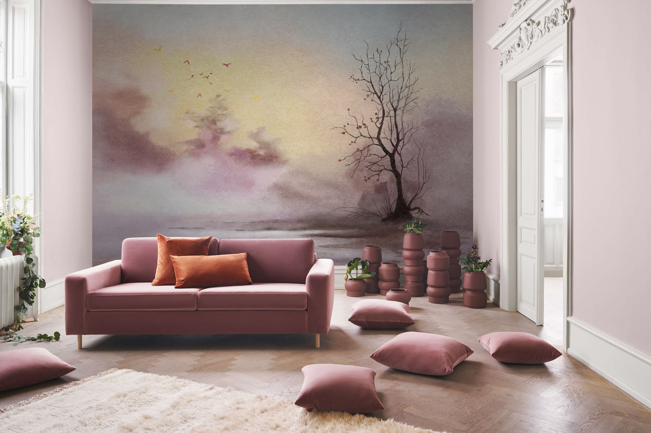 创意安博网页版 - 附件|装饰画/墙饰|办公安博网页版|安博anbo（中国）安博网页版|秋天风景-原创定制壁画