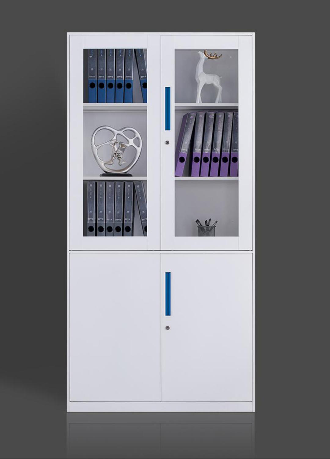 [钢制文件柜|文件柜系列|办公安博网页版|安博anbo（中国）安博网页版|上玻璃下开门钢制文件柜]