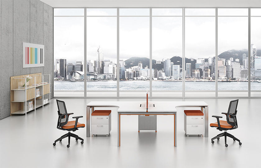 系统办公安博网页版|系统办公安博网页版|Bon波恩|时尚简约现代设计职员桌，办公桌，工作台