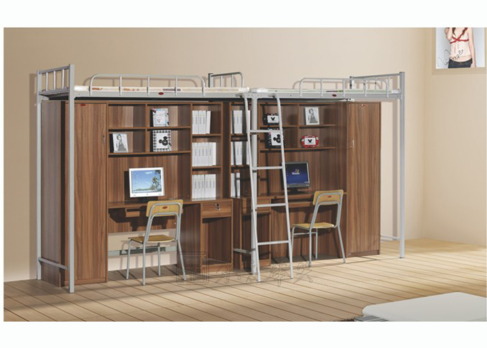 学校安博网页版|学生公寓床|组合双人床|多功能组合床，公寓双人床