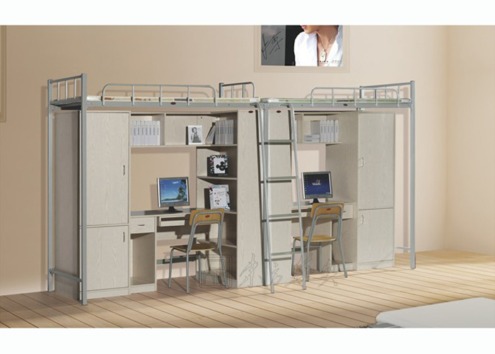 [学校安博网页版|学生公寓床|组合双人床|多功能组合床，公寓双人床]