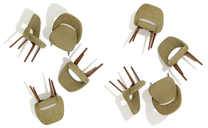 创意安博网页版 - 坐具|餐椅|办公安博网页版|安博anbo（中国）安博网页版|沙里宁金属脚无扶手行政椅