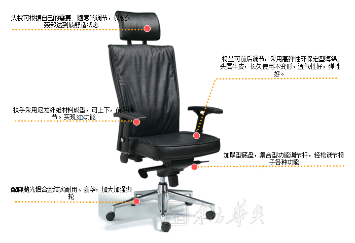 办公椅|现代真皮大班椅|办公安博网页版|真皮大班椅|办公椅