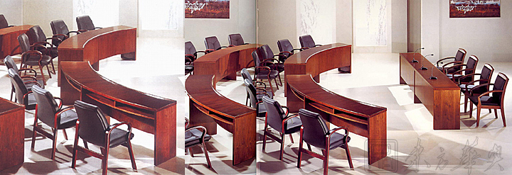 会议台|会议条桌|办公安博网页版|实木会议条桌|弧形会议条桌
