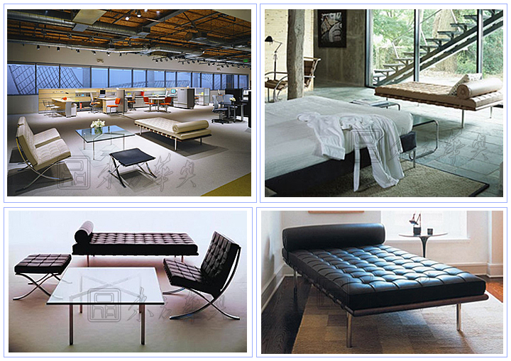 现代经典休闲椅|真皮休闲椅|办公安博网页版|巴赛罗那休息床|休闲床