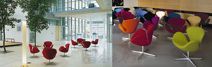 现代经典休闲椅|布面休闲椅|办公安博网页版|布面天鹅椅