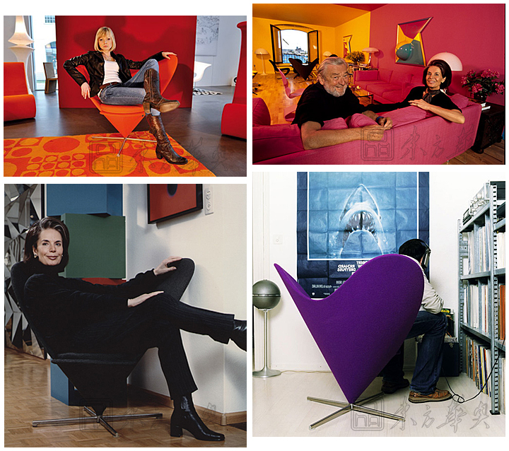 现代经典休闲椅|布面休闲椅|办公安博网页版|潘顿心椅|心型休闲椅