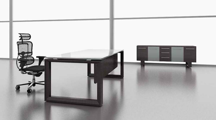 办公台|精品配套系列|办公安博网页版|罗格配套系列大班台