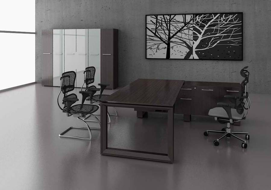 办公台|精品配套系列|办公安博网页版|罗格配套系列大班台